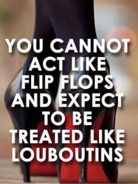 Women's Black Red-Soled High Heels